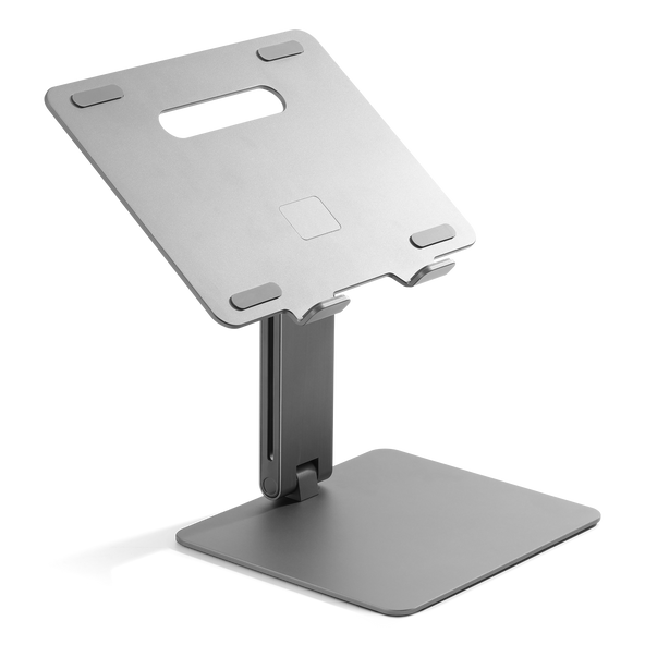 aluminium laptop stand from Contour Design called Laptop Riser on a white background
